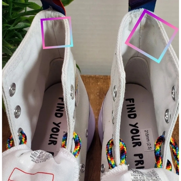 Converse Run Star Hike Hi "PRIDE" Platform Women's Sz: 5 /170824C - Picture 11 of 16